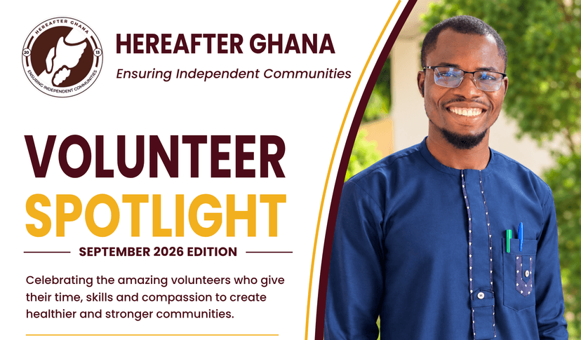 Volunteer Spotlight | September 2026 - Tuarik Alhassan.